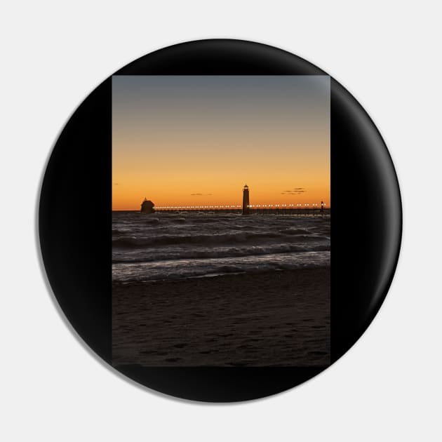 Grand Haven Sunset Pin by DJTobyGaming