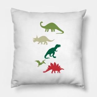 Dinosaur Holiday Pillow