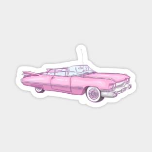 pink cadillac Magnet