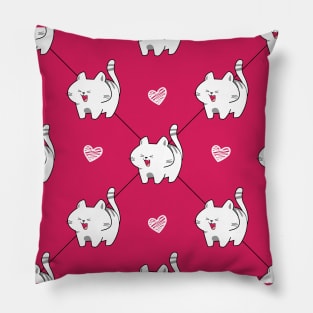 Cute Little Cat - Meow, Meow, Meow Pillow