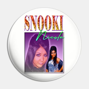 Snooki Retro Pin