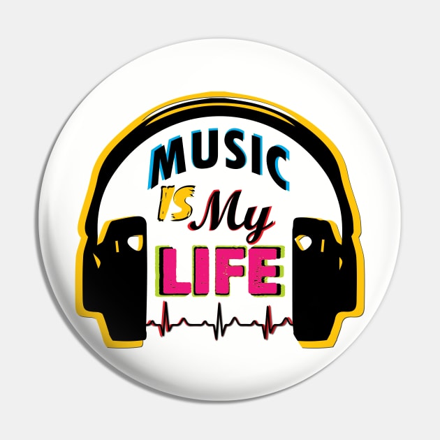 Music Is My Life Pin by Guri386