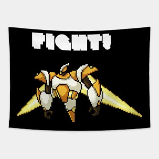 Anime Fighting Robot Tapestry