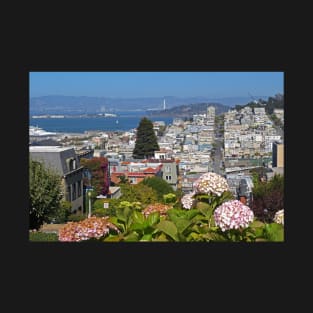 The view from Lombard Street San Francisco CA T-Shirt