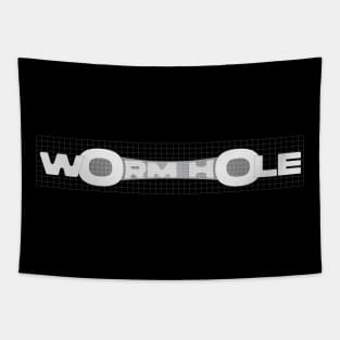 Wormhole White Version Tapestry