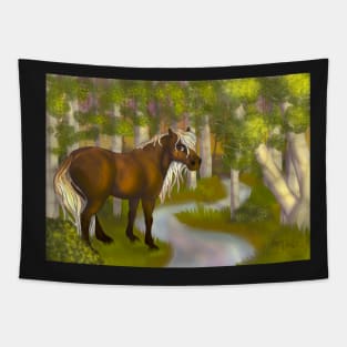 Forest Horse Tapestry