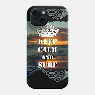 Keep Calm And Surf 49 - Summer Of Surfing Phone Case