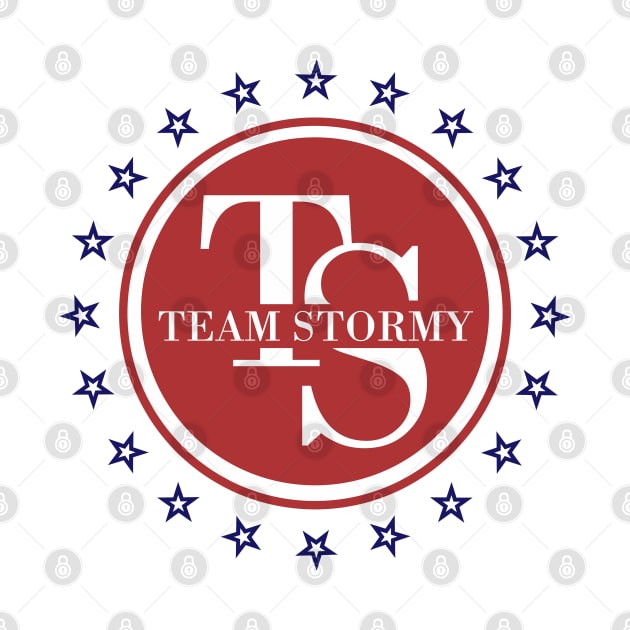 Team Stormy Daniels I Am With Her American Red Blue Logo by ZAZIZU