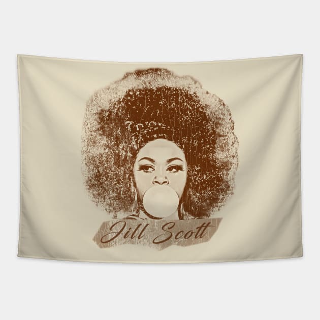 Jill Scott Limitied Art Tapestry by NMAX HERU