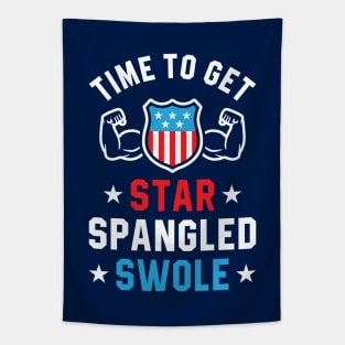 Time To Get Star Spangled Swole Tapestry