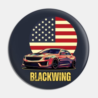 Cadillac CT5-V Blackwing US Flag Pin