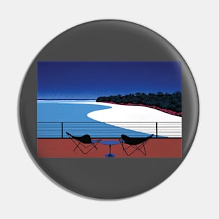 hiroshi nagai - SEA by Hiroshi Nagai Art Print Pin