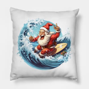 Funny Santa Claus #6 Pillow