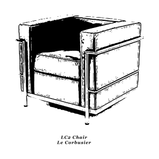 LC2 Chair Le Corbusier T-Shirt