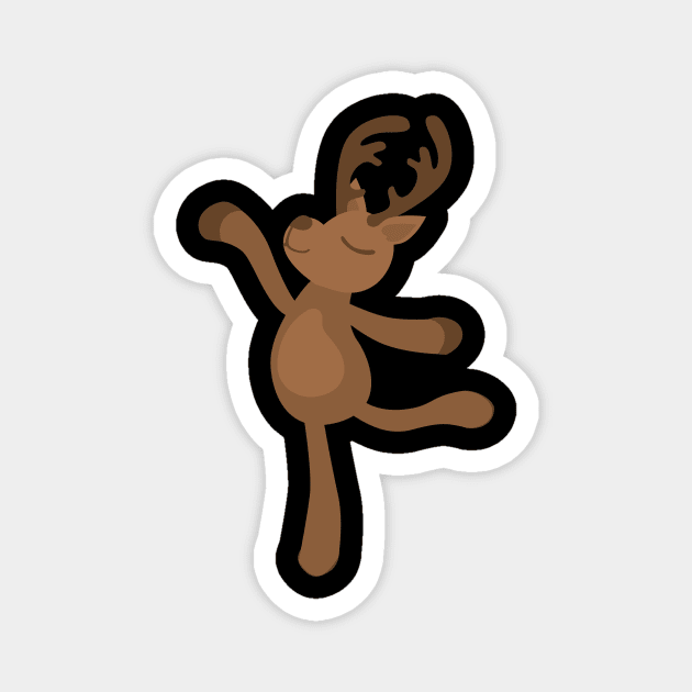 Reindeer Magnet by hippyhappy