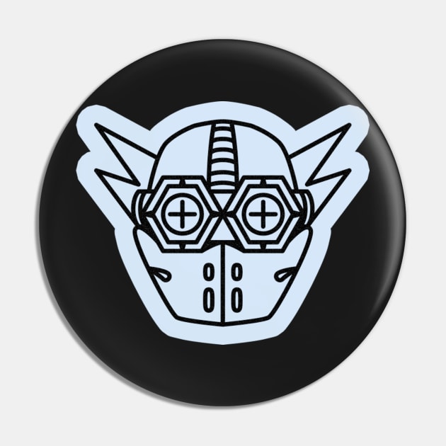 Jet Set Radio Portrait Icon - Noise Tanks Pin by barbes-artworks