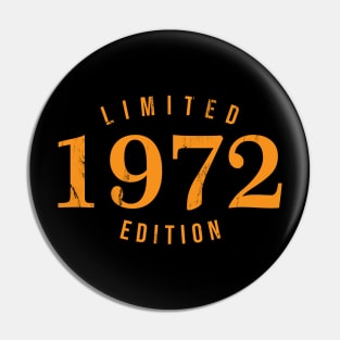 1972 Limited Edition 49th Birthday Party Shirt Pin