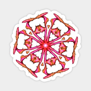 Firedragon Neon Mandala Magnet