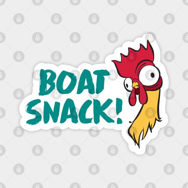 Boat Snack! Magnet by tinkermamadesigns