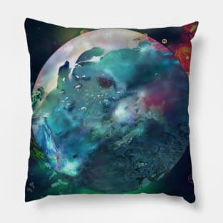 Neptune Planet Deep God of Fishies Pillow