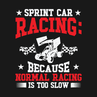 Sprint Car Dirt Track Racing T-Shirt