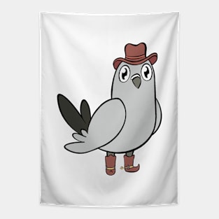 Cowboy Pigeon Tapestry