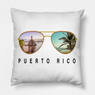 Puerto rico Sunglasess Pillow