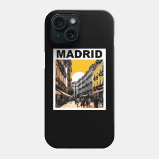 Madrid Street Life Phone Case