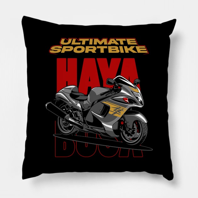 Suzuki Hayabusa Pillow by aredie19