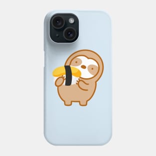 Cute Tamago Sushi Sloth Phone Case