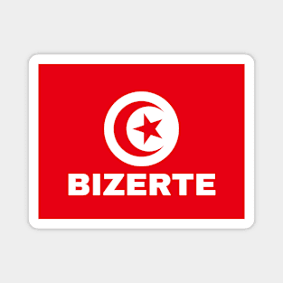 Bizerte City in Tunisian Flag Magnet