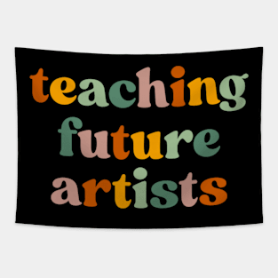 Teaching Future Artists Retro Teacher Tapestry