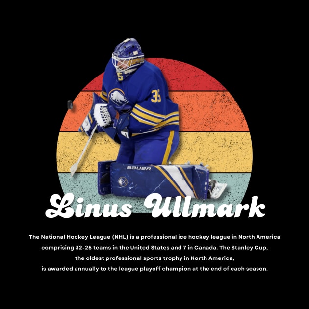 Linus Ullmark Vintage Vol 01 by Gojes Art