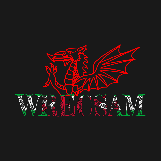 WRECSAM WELSH FLAG DRAIG GOCH RED DRAGON by MarniD9