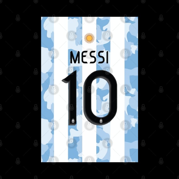 Messi Tribute - Argentina Soccer Lionel Football Sport -  Messi World Cup Champion Barca Madrid Sport Tribute by TributeDesigns