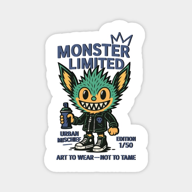Monster Limited Urban Mischief Edition 1/50 Magnet by Art2Wear