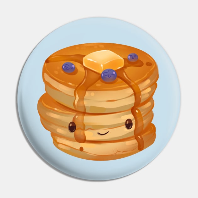 Fluffy Pancake Stack Pin by Claire Lin