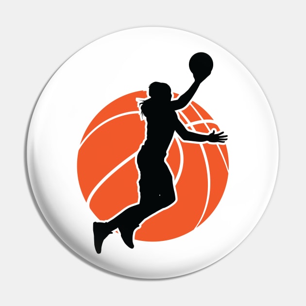 Women's basketball is cool Pin by RockyDesigns