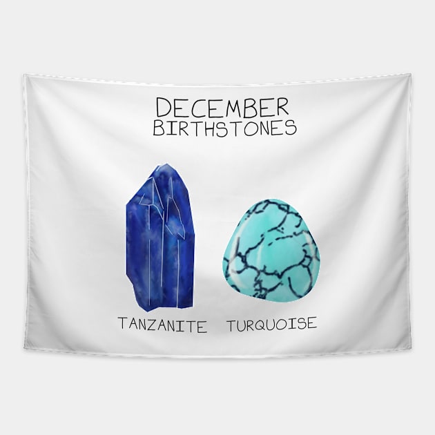 Decemeber Birthstones Pack - Tanzanite and Turquoise Tapestry by DesignsBySaxton