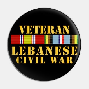 Veteran Lebanese Civil War w  EXP SVC Pin