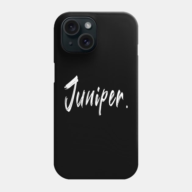 Name Girl Juniper Phone Case by CanCreate