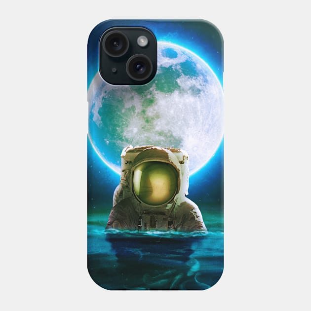 Blue Moon Phone Case by SeamlessOo