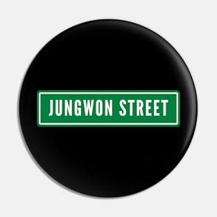 Jungwon Street Sign ENHYPEN Pin