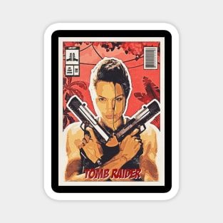 Tomb Raider Comic Magnet