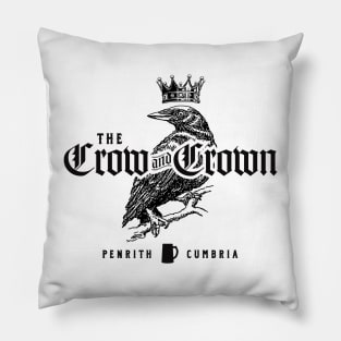 The Crow and Crown Pillow