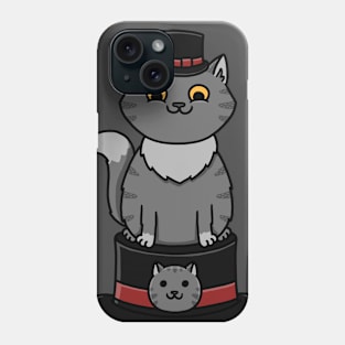 Cat In A Hat On A Kitty Cat Hat Phone Case