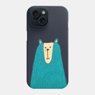 Blue Bear Phone Case