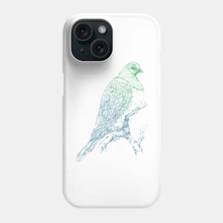 Mr Kereru, New Zealand wood pigeon Phone Case