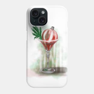 Christmas Martini Glass Phone Case