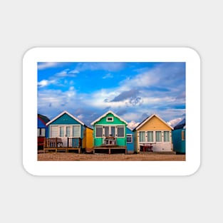 Beach Huts Hengistbury Head Bournemouth Dorset UK Magnet